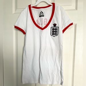 NWT England Womens Soccer T-Shirt